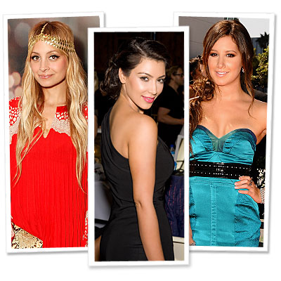 Nicole Richie - Kim Kardashian - Ashley Tisdale