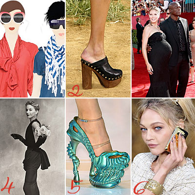 Kirna Zabete - Chanel clogs - Heidi Klum and Seal - Irving Penn - Alexander McQueen shoes - Chanel nail polish - Lunchtime Links - What's Right Now