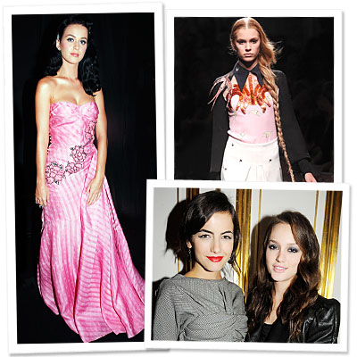 Leighton Meester - Camilla Belle - Katy Perry - Miu Miu - Paris Fashion Week