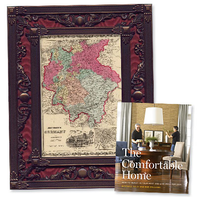 Style at Home: Vintage Maps Make Affordable Art