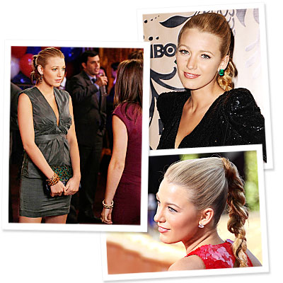 Blake Lively - Gossip Girl - Emmy Awards - braid