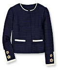 Chloé Flower Bouclé Jacket