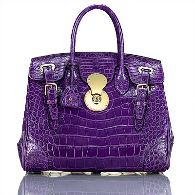 Ralph Lauren Crocodile Ricky Bag