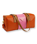 Prada Saffiano Fiori Leather Handbag
