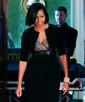 Michelle Obama wearing Azzedine Alaïa
