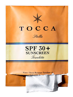 Tocca SPF 30+ Sunscreen Towelettes Tocca SPF 30+ Sunscreen Towelettes
