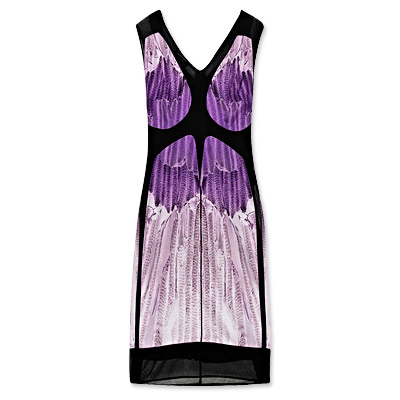 Narciso Rodriguez Silk Applique Mesh Dress