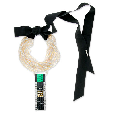 Dries Van Noten Jeweled-Accent Necklace