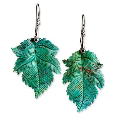 Lucifer Vir Honestus Turquoise and Diamond Earrings