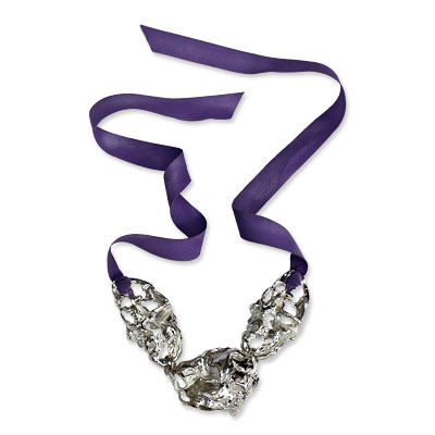 Daniella Kallmeyer Trio Ribbon Necklace
