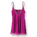 Line & Dot Silk Chiffon Tank