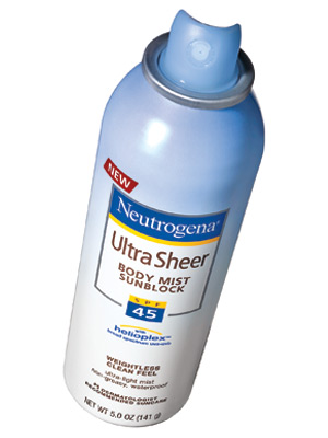 neutrogena sunscreen spray uvb