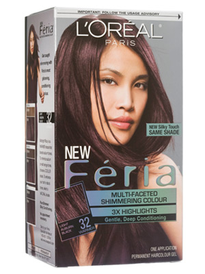 Red Hair Loreal. At-Home Color Kit for Red,