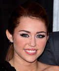 Miley Cyrus-The Lost Song premiere-lashes-makeup