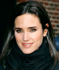 Jennifer Connelly-Late Show with David Letterman-Blush