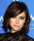 Jessica Stroup-eye shadow-Fall 2010 New York Fashion Week.