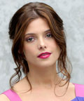 Ashley Greene-pink lipstick-Giorgio Armani show