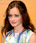Alexis Bledel-green nail polish