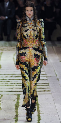 Alexander McQueen Spring 2011 Runway