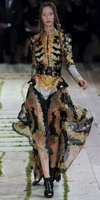 Alexander McQueen Spring 2011 Runway