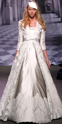 Monique Lhuillier - Wedding Gowns Inspired by Ivanka Trump - In Style Weddings :  wedding gowns inspired by ivanka trump monique lhuillier gown monique lhuillier