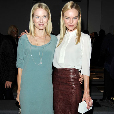 Fall 2010 Fashion Week Parties - Naomi Watts and Kate Bosworth - Calvin Klein Show
