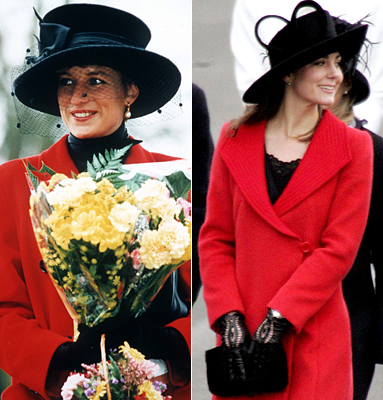 kate middleton red outfit. Kate Middleton and Princess