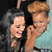 Katy Perry and Rihanna laughing