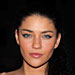 Jessica Szohr-set makeup with mist-Tina Turnbow-CW Network Upfront presentation