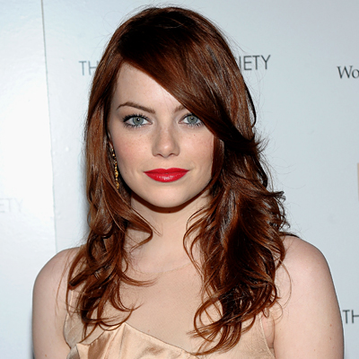 emma stone hair color red. Emma Stone