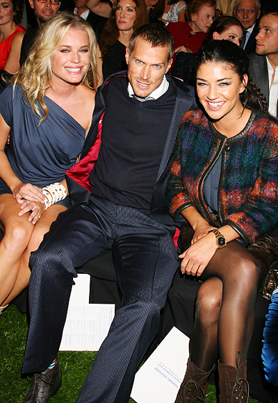 Rebecca Romijn Jason Lewis and Jessica Szohr at the Tommy Hilfiger Spring 