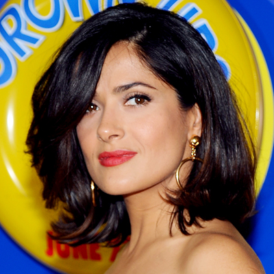 Salma Hayek-Pinault: Dark Hair/Medium Skin - The Year's Best Red Lips