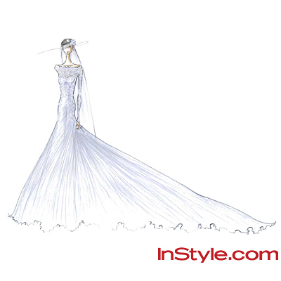 kate middleton wedding dress sketch. Fashion Designers Sketch Kate