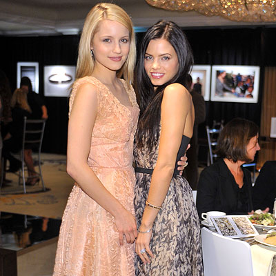 Dianna Agron Golden Globes 2010. Dianna Agron and Jenna Dewan