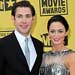 Parties - John Krasinski and Emily Blunt in Georges Chakra Couture - The 2010 Critics' Choice Awards
