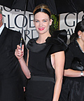 January Jones wearing Brian Atwood