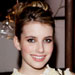 Emma Roberts-Chanel Pre-Oscars dinner-bun