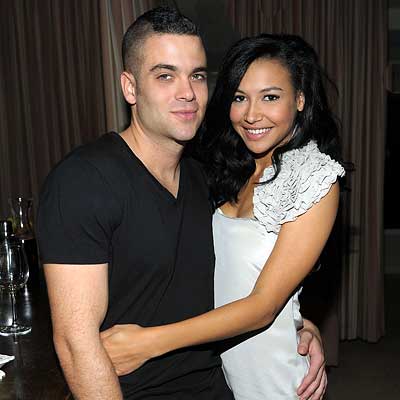 Parties - Mark Sallig and Naya Golden Globes Naya Rivera. Parties - Mark Sallig and Naya