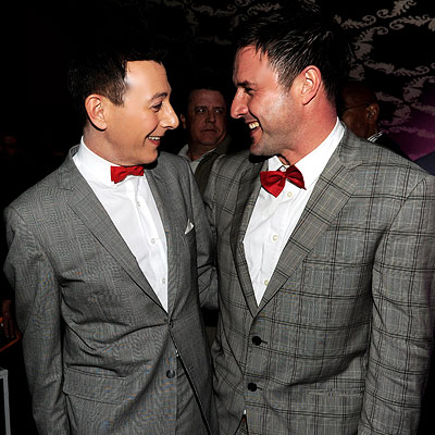 altTag= Paul Reubens and David Arquette - Pee-wee Herman Show Premiere - Los Angeles