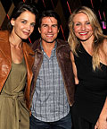 Parties - Katie Holmes, Tom Cruise and Cameron Diaz - CAA pre-Super Bowl Party in Miami
