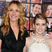 Parties -  Julia Roberts and Emma Roberts - Premiere of Valentine's Day