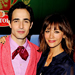 Zac Posen and Rashida Jones in Lincoln Center during New York Fashion Week
