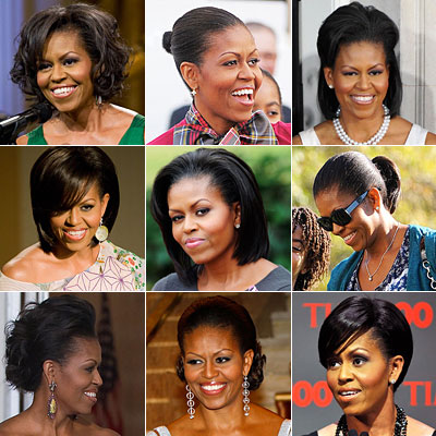 Michelle Obama-Hair-Johnny Wright