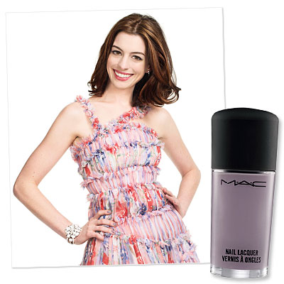 Anne Hathaway-Twitter Beauty Questions-Nail Polish