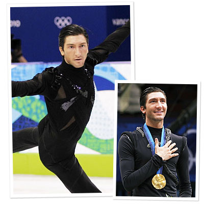 Evan Lysacek Skates in Vera Wang