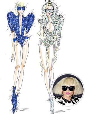 Lady Gaga Taps Armani for European Tour