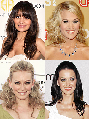 carrie underwood wedding hair pictures. Carrie Underwood and Hilary