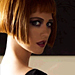 January Jones Debuts Fierce Red Bob