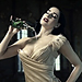 Dita Von Teese Strips Down for Perrier