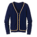DIY: Add Chain Details to a Cardigan and Flats!